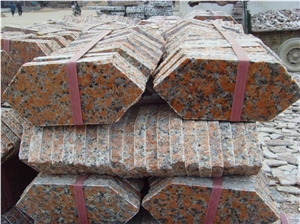 G 651 Granite,Maple Leaf Red,Maple Leaves,Maple Red,Mapple Red Cobble Stone, Cube Stone, Paving Sets, Courtyard Road Pavers