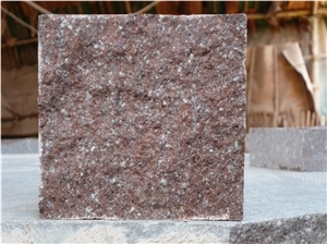 G666 Red Porphyry Shouning Red Tumbled Cube Paver, Liancheng Red Porphyry Paving Stone,Putian Red Porphyry Cube Stone