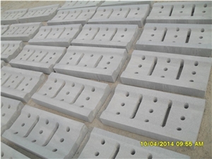 Laizhou Cherry Blossom Red Granite Pavers, Flamed G367 Granite Ditch Plates, Pink Sesame Granite Ditch Plates