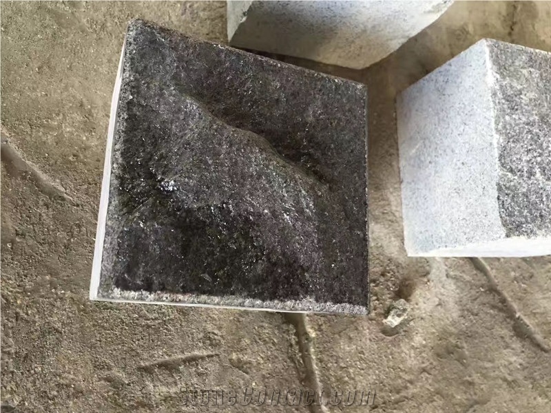 On Sale G654 Granite Cobble Stone, Padang Grey Cube Stone,Chinese Granite G654 Cobble Stone Pavers