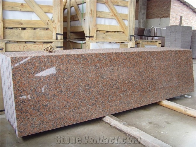 Polished G562 Granite Steps/Maple Leaf Red Granite Stair/Maple Leaves Granite Stair Riser&Stair Treads/Mapple Red Granite Steps &Staircase