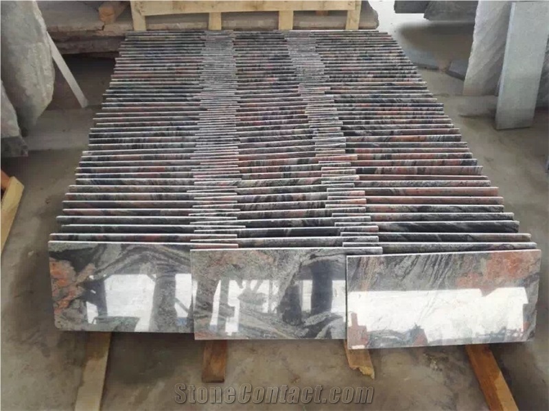 Red Symphony Granite,Symphony Red Granite,Multicolor Red China Granite,Multicolor Red Hubei Granite Steps/Deck Stair/Stair Riser
