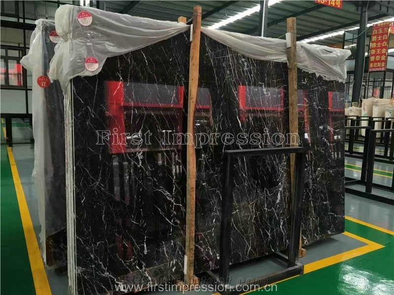 China Tulip Brown Marquina Marble/Brown St Laurent/Saint Laurent Brown Marble Slabs & Tiles/Tulip Marble Tiles & Slabs/China Tulip Marble Tiles & Slabs/Portoro Gold Marble/Gold & Jade Marble Big Slabs