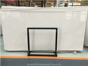 New Polished Ariston White Marble Tiles & Slabs/White Greece Marble Tiles & Slabs/Ariston Kalliston Marble Slabs/Hemus White