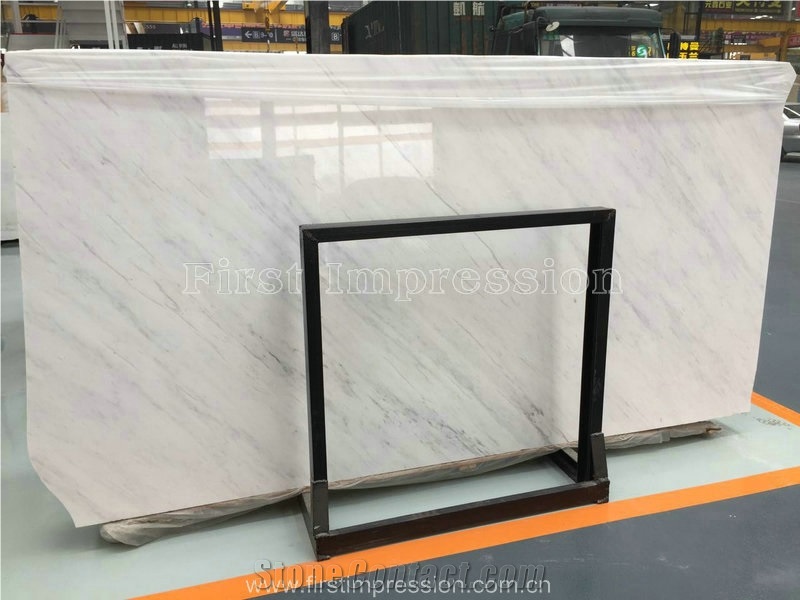 New Polished Ariston White Marble Tiles & Slabs/White Greece Marble Tiles & Slabs/Ariston Kalliston Marble Slabs/Hemus White