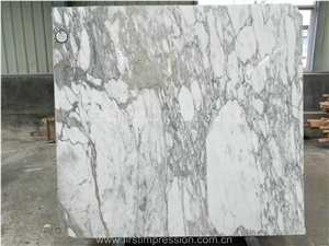 New Polished High Quality Calacatta & Carrara White Marble Slabs