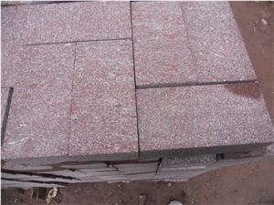 China Red Porphyry Granite Slabs & Tiles / Jarrah China Red Porphyry Granite Slabs & Tiles / Jarrah