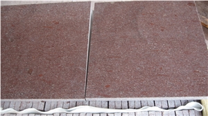 China Red Porphyry Granite Slabs & Tiles / Jarrah