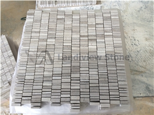 Driftwood Mosaic, Haisa Picollo, Wooden White Mosaic