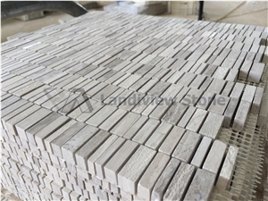 Driftwood Mosaic, Haisa Picollo, Wooden White Mosaic