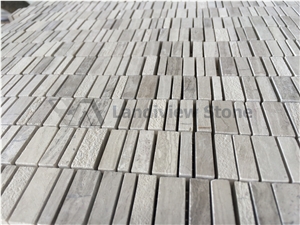 Driftwood Mosaic, Haisa Picollo, Wooden White Mosaic