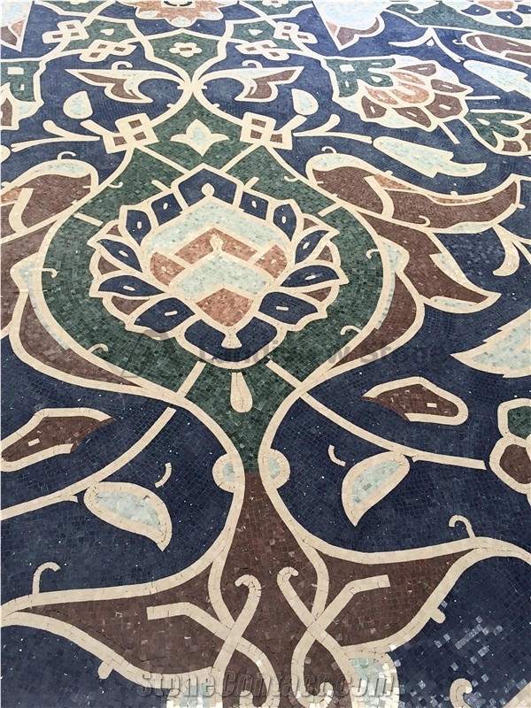 Natural Marble Mosaic, Indian Green Marble Mosaic