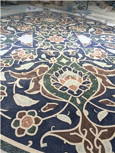 Natural Marble Mosaic, Indian Green Marble Mosaic