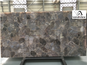 Purple Crystal Slabs, Bright Blue Crystal Slabs
