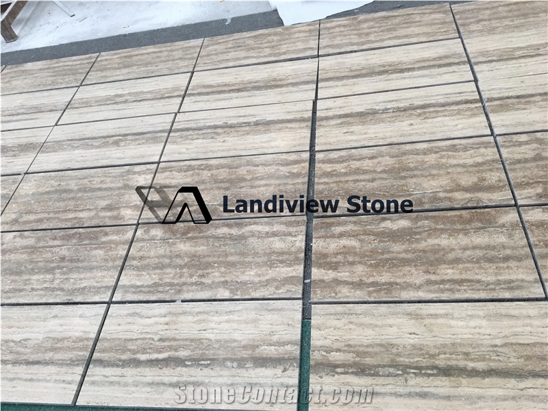 Stormy Gray Travertine Slabs & Tiles