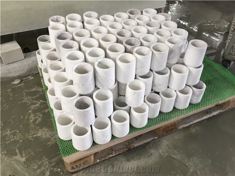 White Marble Bath Accessories
