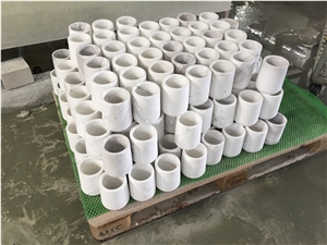 White Marble Bath Accessories
