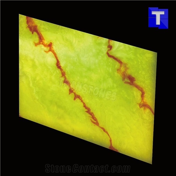 Artificial Rain Forest Green Marble Stone Panel Bar Tops,Club Reception Desk,Translucent Backlit Panel Cladding,Covering Project Show