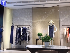 Artificial Seashell Pearl White Wall Panel 3d Building Wall Ornaments,Solid Surface Engineered Stone Wall Covering New Material from Transtones Customzied