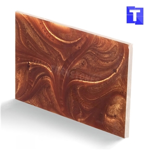 Azul Artificial Alabaster Backlit Tile Walling Cladding Panel,Engineered Glass Blue Sky Stone,Golden Onyx Translucent Tiles for Bathroom Walling Slabs,Transtones Customized