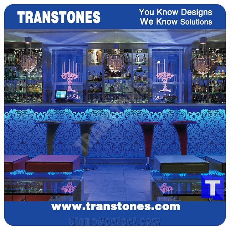 Custom Design Black Aritificial Marble Stone Round Bar Tops,Club Reception Desk Table Design,Solid Surface Engineered Stone Countertops,Transtones Customized