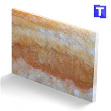 Fantasty Translucent Backlit Crystal Pink Wooden Vein Artificial Onyx Tile,Engineered Stone Alabaster Tiles Slabs for Tabletop Bar Tops Cladding,Wall Panel,Glass Stone Wood Grain,Transtones Customized