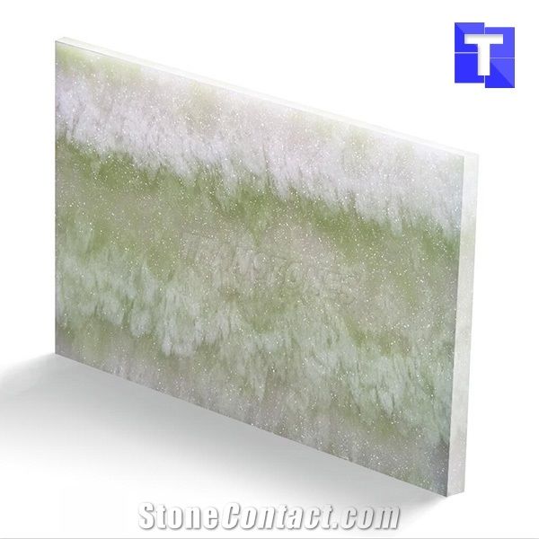 Fantasty Translucent Backlit Crystal Pink Wooden Vein Artificial Onyx Tile,Engineered Stone Alabaster Tiles Slabs for Tabletop Bar Tops Cladding,Wall Panel,Glass Stone Wood Grain,Transtones Customized