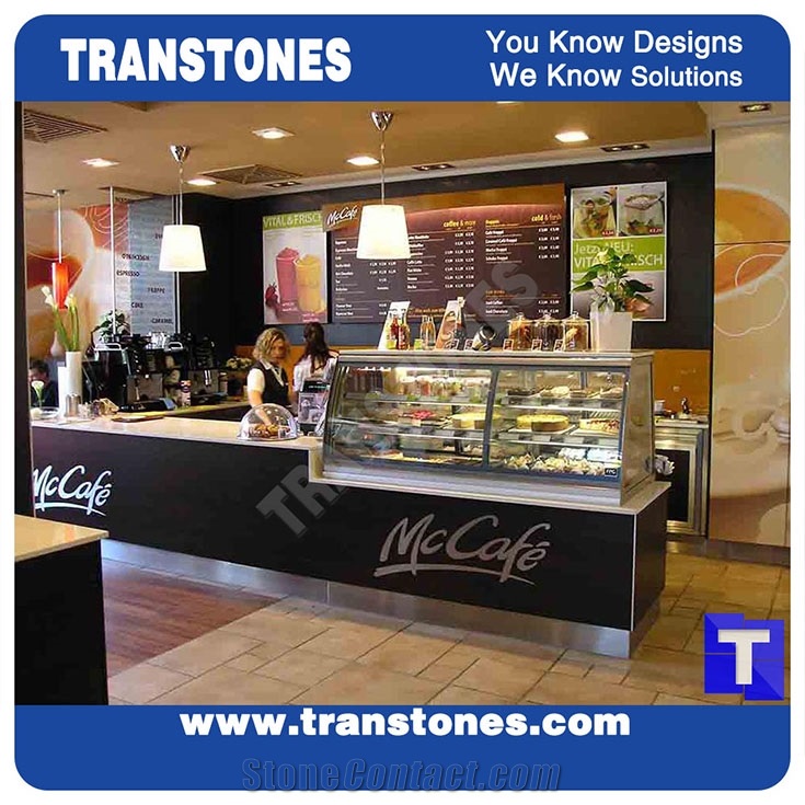 Modern Custom Design White Aritificial Marble Stone Round Bar Tops,Club Reception Desk Table 3d Surface Design,Solid Surface Engineered Stone Countertops,Transtones Customized