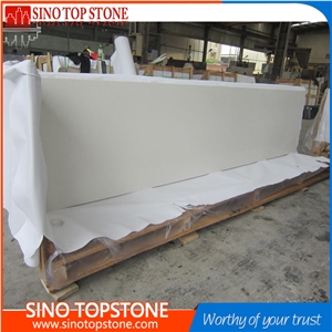 3cm Beige and White Quartz Countertop