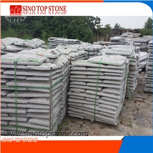 G603 Granite Mushroom Stone, Grey Granite Mushroomed Cladding