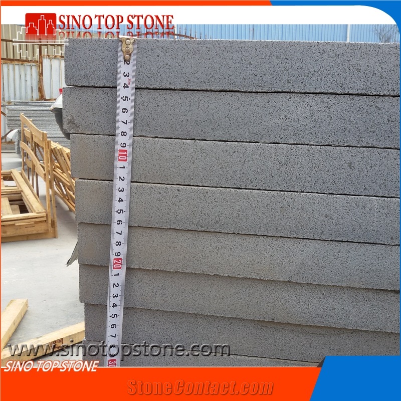G654 Dark Grey Flamed Surface Granite Paving Tiles, Walkway Paving Stone, Driveway Paving