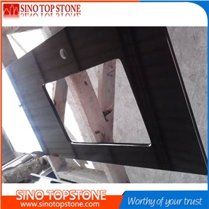 G684 China Black Granite Black Galaxy Black Pearl Fuding Black Granite Countertop