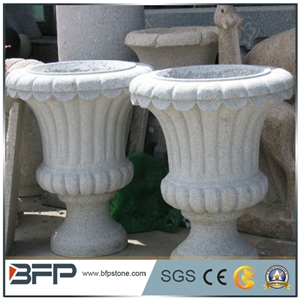Different Shaped -G603 Grey Granite Flower Stand Pot & Planters /Garden Decor Landscaping Stone,Exterior Stone