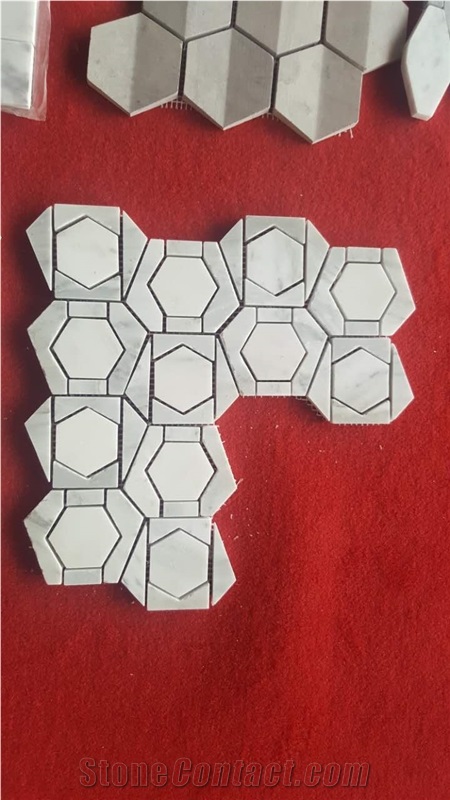 Marble Mosaics,Natural Stone Mosaics,Mosaics with Shape,Wall Mosaic,Floor Mosaic