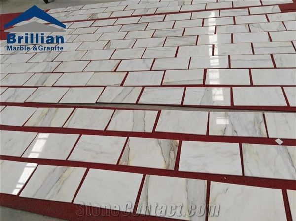 Bianco Calacatta Marble Tiles,White Marble Tiles,Thin Marble Tiles,Flooring Marble Tiles,Calacatta Bianco Marble Tiles,1.6cm Marble Tiles,Polished Laminated Marble Tiles,Floor Covering Tiles,2cm Marbl