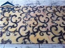 Nero Portoro Marble Medallions,Black Portoro Marble Waterjet Medallions,Portoro Gold Marble Floor Medallions,Composited Medallions,Hony Honyx Medallions,Marble Inlayed Waterjet Medallions,Hotel Lobby