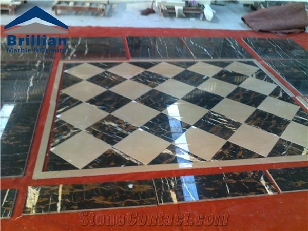 Portoro Gold Marble Magic Cube Waterjet Medallions,Price Marble Mosaic Floor Deco Medallions,Medallion Tiles for Villa Design,Marble Cube Medallion Tile Marble Tiling for Floor,Marble Mosaic Floor Dec