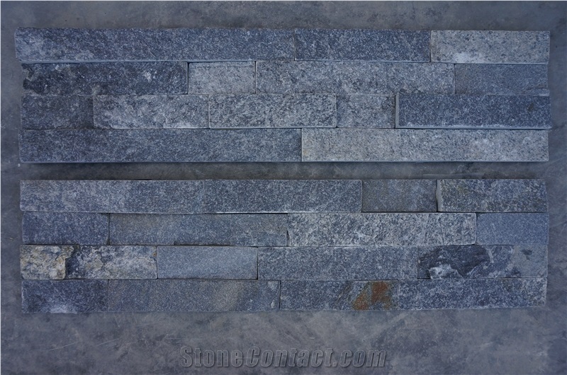 Blue Quartzite Cultured Stone, Stacked Stone Veneer