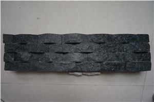 Gc-101m Black Quartzite/Cultured Stone/Stone Veneer/Wall Stone
