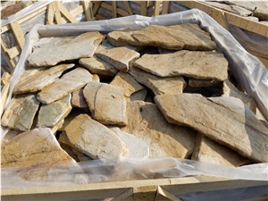 Oyster Slate Flag Stone, Yellow Slate Paving, Slate Crazy Paving, Flag Stone, Slate Flagstone Paver Random