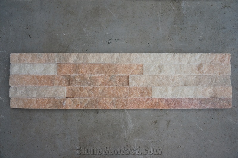 Pink Quartzite Cultured Stone, Quartzite Ledge Stone