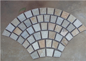 Slate Crazy Paving / Slate Paving on Mesh / Slate Net Paste