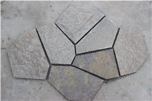 Slate Crazy Paving / Slate Paving on Mesh / Slate Net Paste / Random Flag Stone/ Flagstone