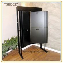 +Basalt Sample Displays Racks Tile Sample Stands Grey-Marble Sample Metal Displays Slab Marble Free Standing Quartzite-Slabs Sample Display Stands