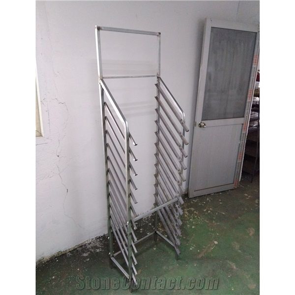 Brazil Granite Display Racks Slab Storage Racks Stone Shelf Marble Slab Metal Display Racks Marble Tile Display Showroom Racks Limestone Portable Display Cases Top Display Rack Stands Black Travertine