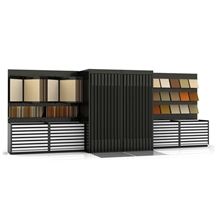 Ceramic Tile Racks Stone Sliding Tiles Stands Displays Wing Mable Tiles Displays Showroom Racks for Limestone Tile Sample Displays