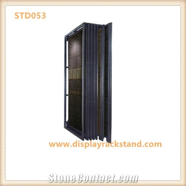 Ceramic Tile Sample Racks Blue-Marble Sample Board Stands Tombstones Displays Mable Tiles Displays Showroom Racks for Limestone Tile Sample Displays