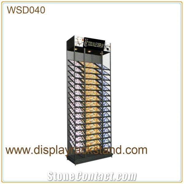 Folder Display Rug Rack Board Wood Flooring Tile Showroom Carpet Racks Display Metal Rack Flooring Carpet Display Exhibition Display Stands Hardwood Flooring Loose Tile Displays Quartz Iron Stands