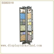 Granite Slab Display Stands Steels Onyx Display Racks Tile Display Showroom Rack Waterfall Stone Shelf Silver-Travertine Hanging Displays Onyx Display Racks Crema Marble Metal Displays Mosaic Display