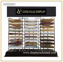 Granite-Slabs Racks Quartz Stone Sliding Tiles Stands Displays Wing Mable Tiles Displays Showroom Racks for Limestone Tile Sample Displays